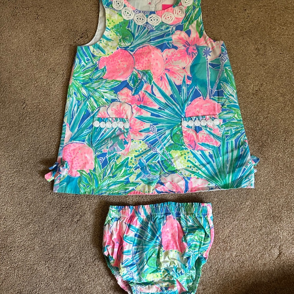 Lilly Pulitzer Baby Girls Tropical Matching Set